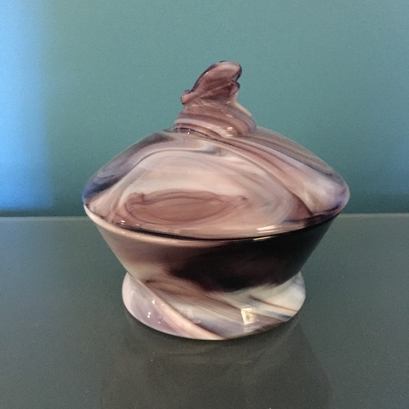 ☘️IMPERIAL GLASS COMPANY-PURPLE SLAG - Picture 2 of 5